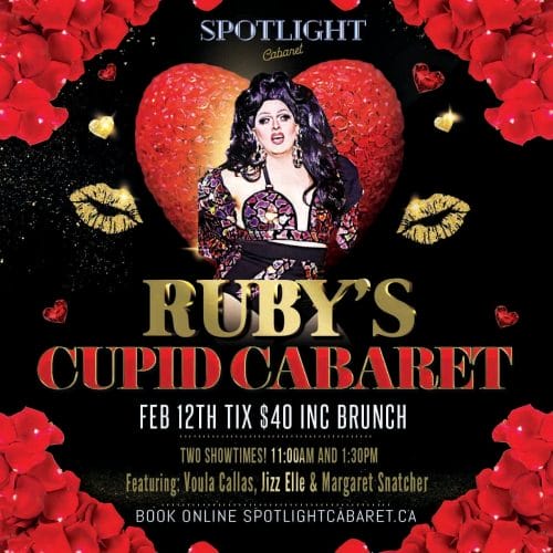 *SOLD OUT* Ruby's Cupid Cabaret Drag Brunch 11am