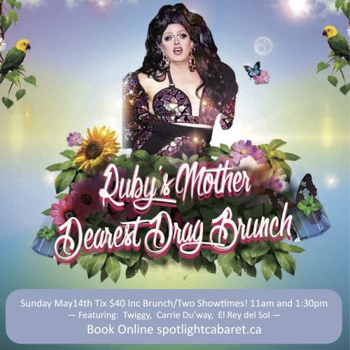 *SOLD OUT* Ruby's Mother Dearest Drag Brunch 1:30pm